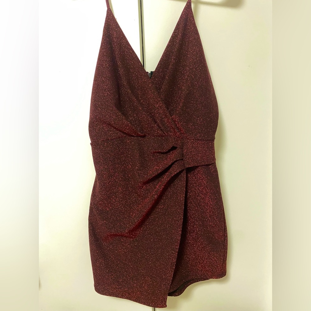 Glamorous Burgundy romper